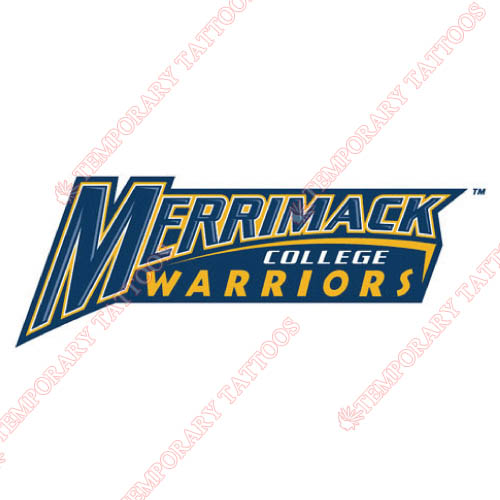 Merrimack Warriors Customize Temporary Tattoos Stickers NO.5035
